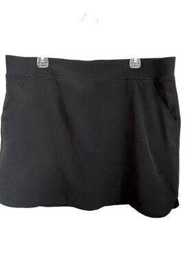 32 Degrees Women’s Black Stretch Woven Skort - XL